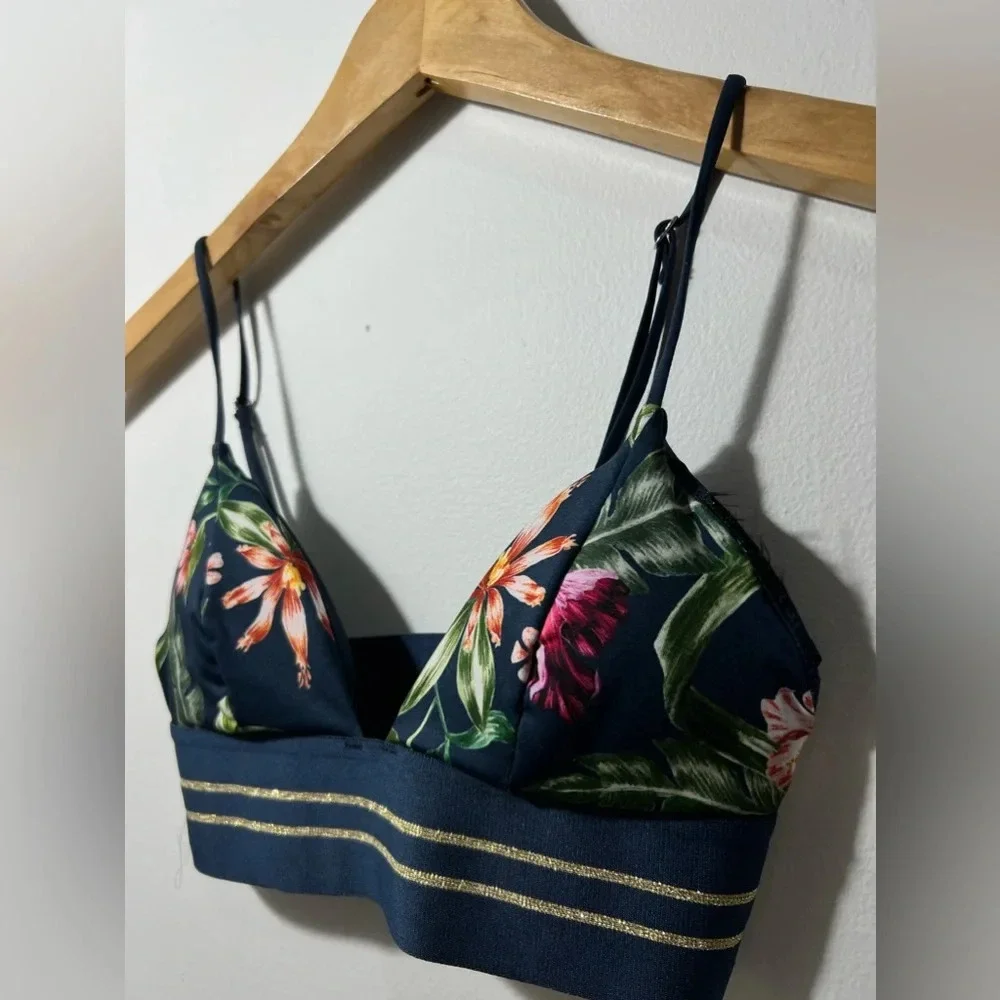 H&M Women’s bralette floral print SizeXS - Picture 2 of 3